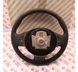 Volante per Fiat 500 in pelle con comandi ORIGINALE in ottime  condizioni.DAL 2007 IN POI